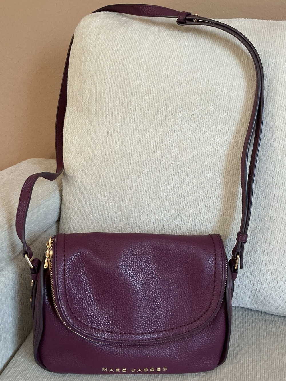 Marc Jacobs The Groove Leather Mini Messenger Crossbody Bag